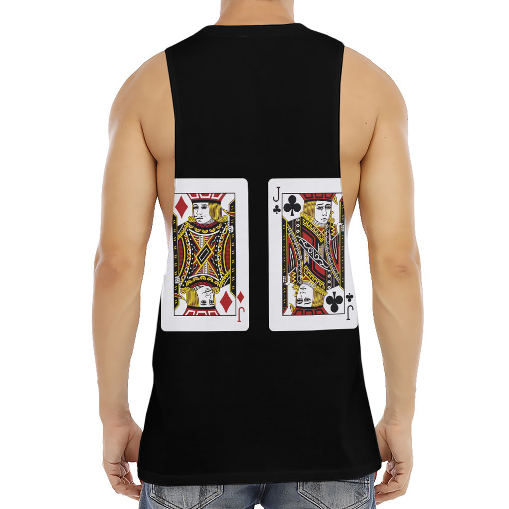 Four Jacks Playing Cards Print Men's Muscle Tank Top