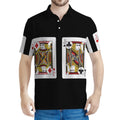 Four Jacks Playing Cards Print Men's Polo Shirt