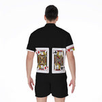Four Jacks Playing Cards Print Men's Rompers