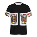 Four Jacks Playing Cards Print Men's Athletic T-Shirt