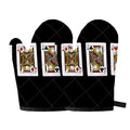 Four Jacks Playing Cards Print Oven Mitts