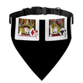 Four Jacks Playing Cards Print Over The Collar Dog Bandana