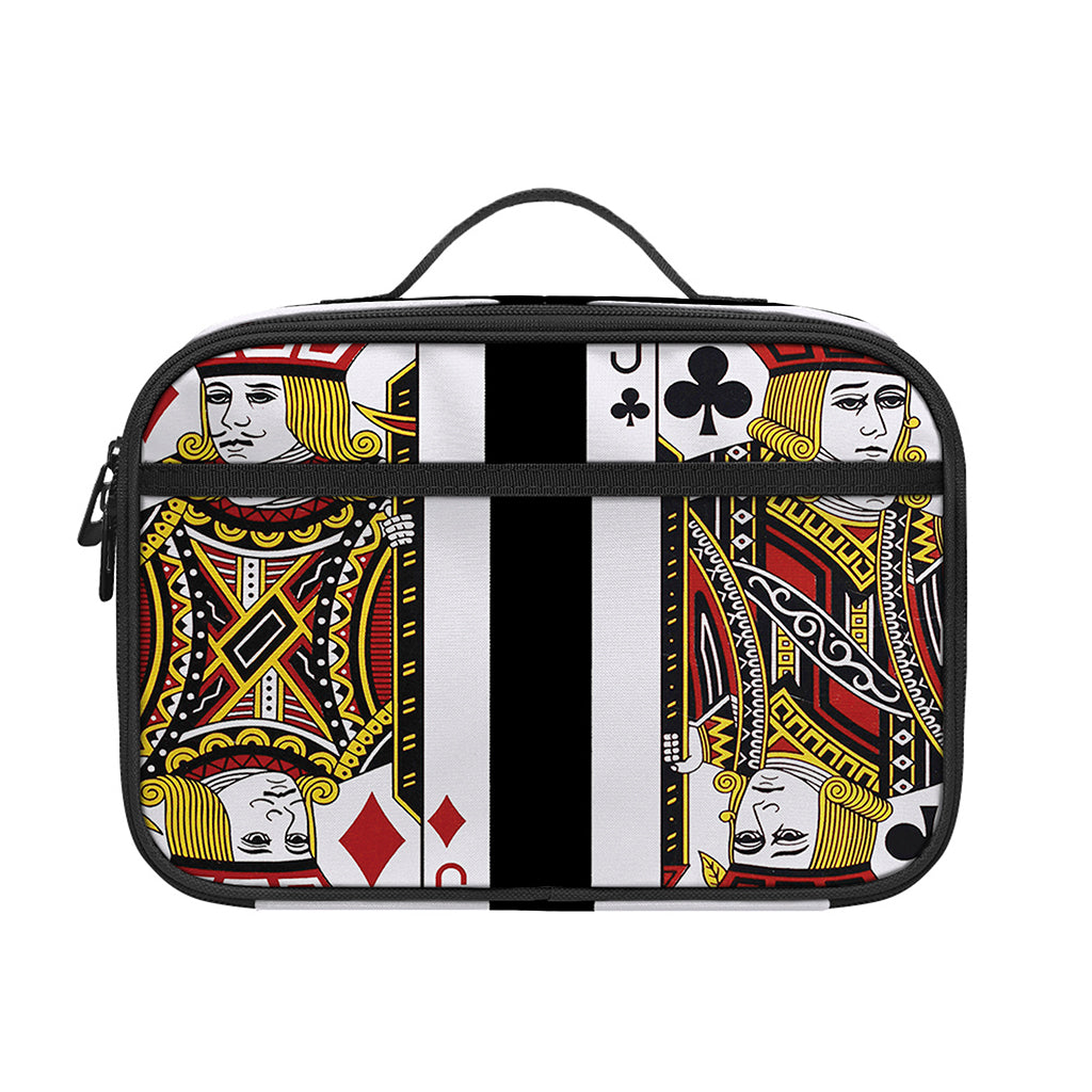 Four Jacks Playing Cards Print Portable Lunch Bag