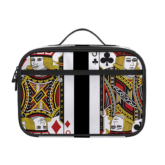 Four Jacks Playing Cards Print Portable Lunch Bag