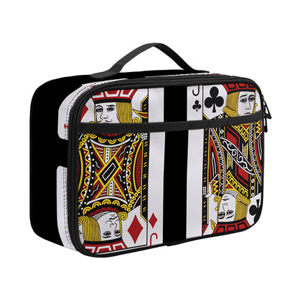 Four Jacks Playing Cards Print Portable Lunch Bag
