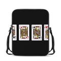 Four Jacks Playing Cards Print Rectangular Crossbody Bag