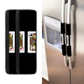 Four Jacks Playing Cards Print Refrigerator Handle Covers