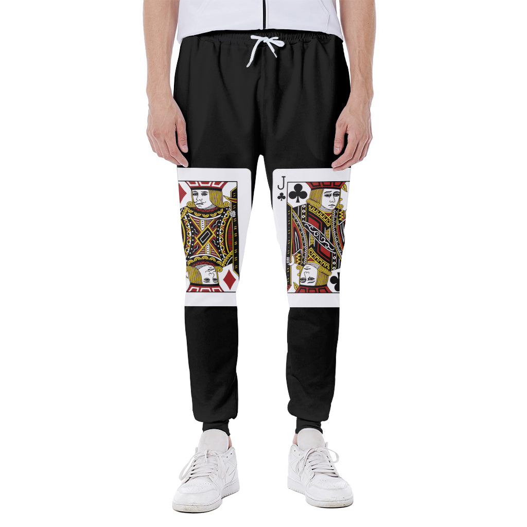 Four Jacks Playing Cards Print Scuba Joggers