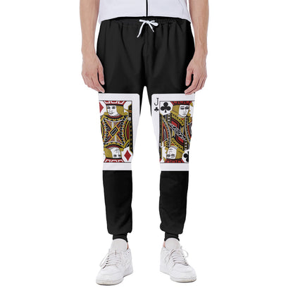 Four Jacks Playing Cards Print Scuba Joggers