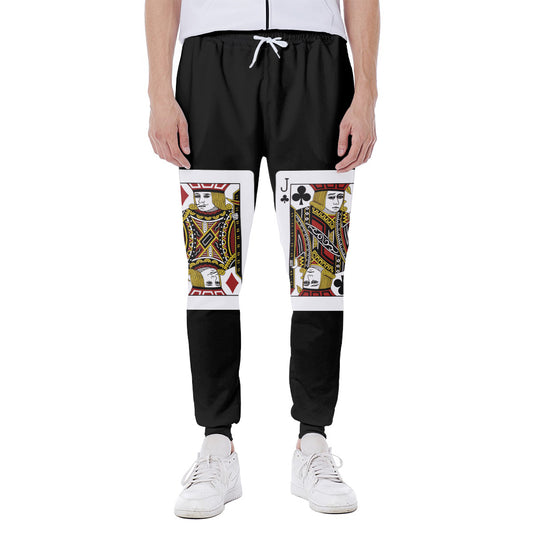 Four Jacks Playing Cards Print Scuba Joggers