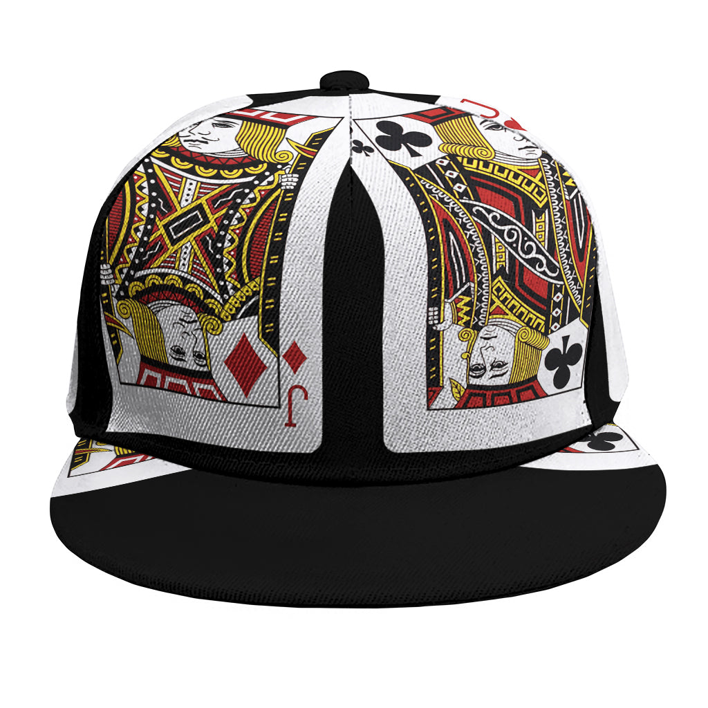 Four Jacks Playing Cards Print Snapback Cap