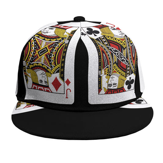 Four Jacks Playing Cards Print Snapback Cap