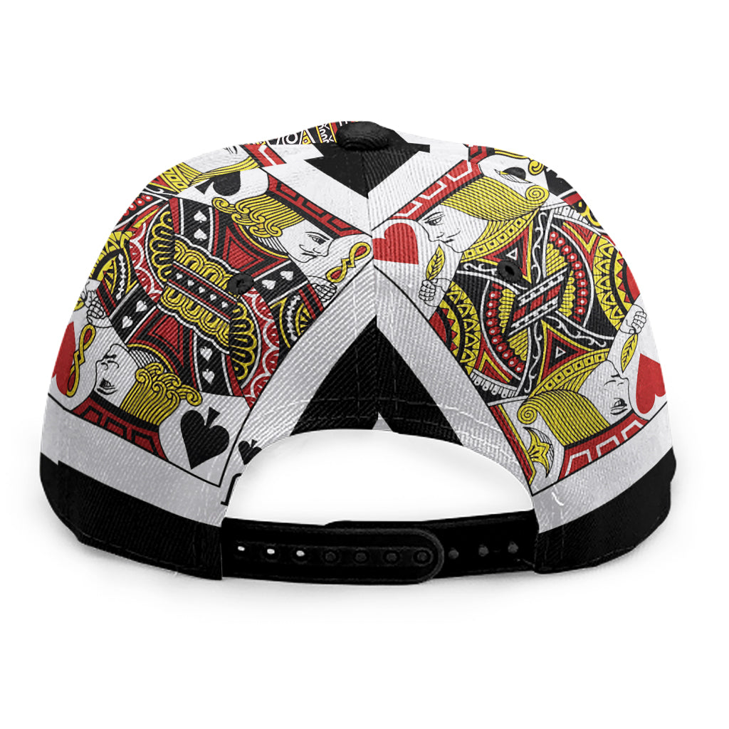 Four Jacks Playing Cards Print Snapback Cap