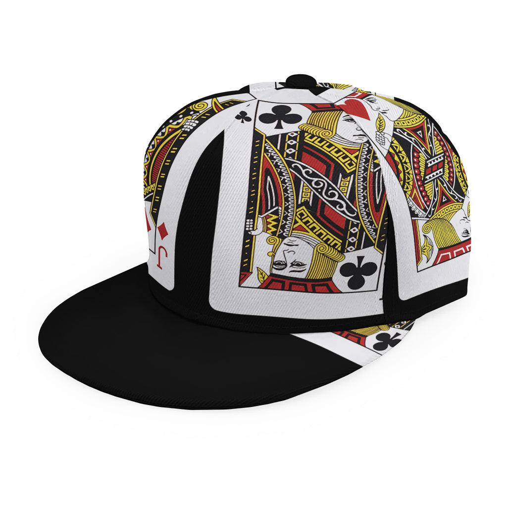 Four Jacks Playing Cards Print Snapback Cap