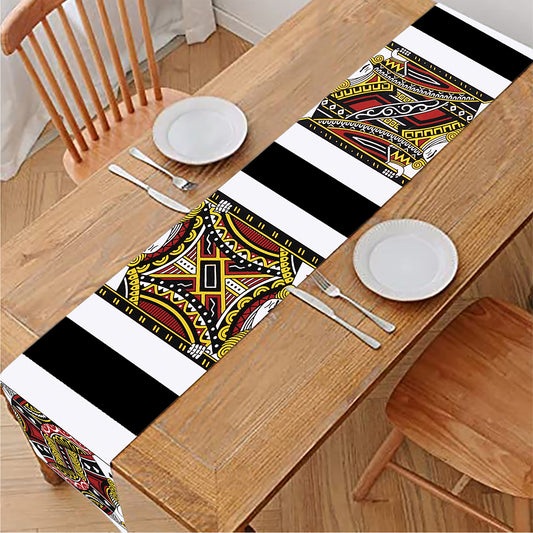 Four Jacks Playing Cards Print Table Runner