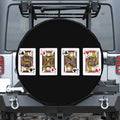 Four Jacks Playing Cards Print Tire Cover