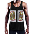 Four Jacks Playing Cards Print Men's Workout Tank Top