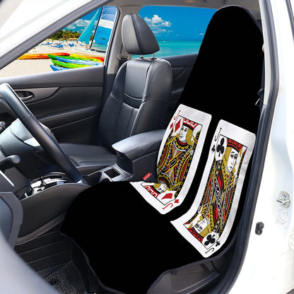 Four Jacks Playing Cards Print Waterproof Car Seat Cover
