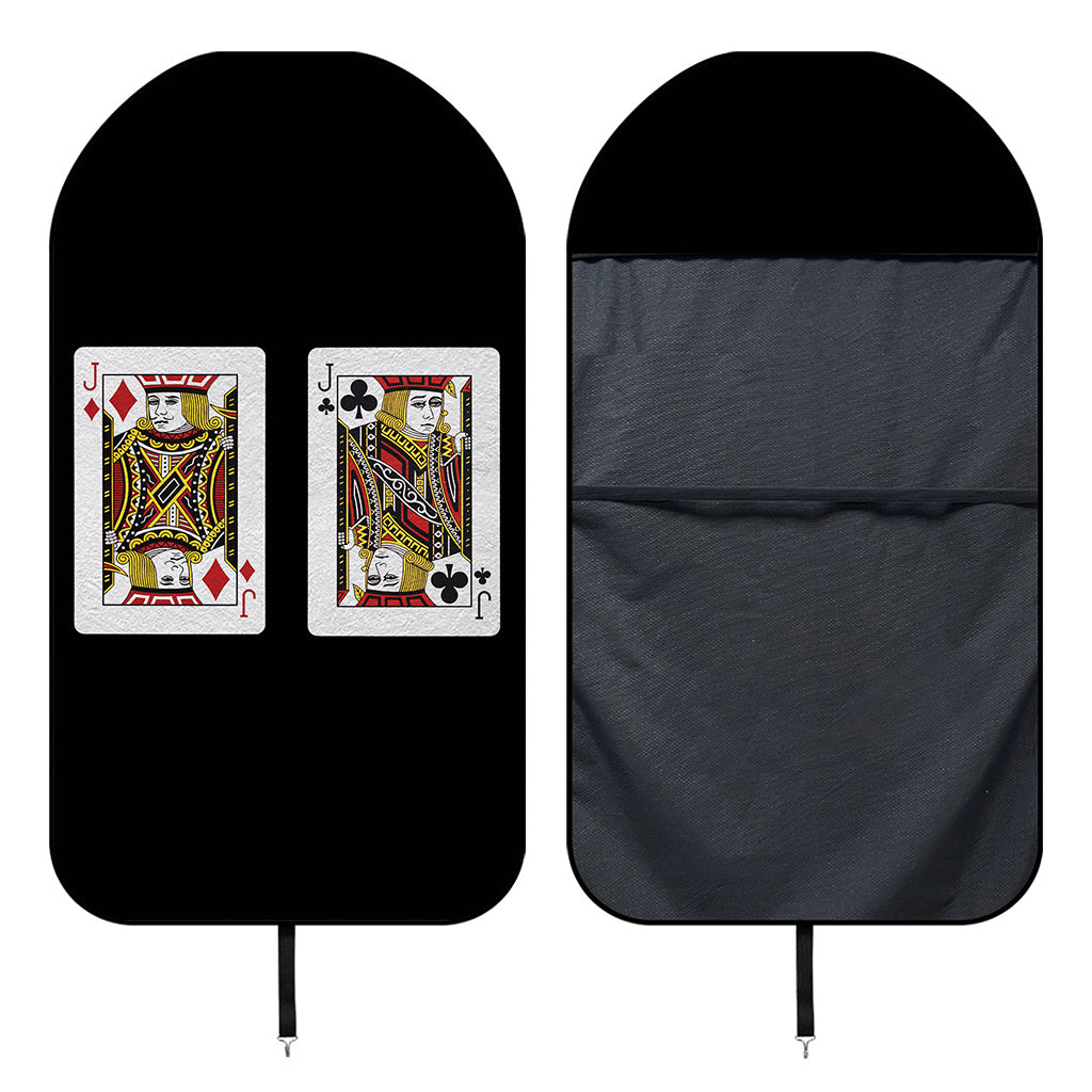 Four Jacks Playing Cards Print Waterproof Car Seat Cover
