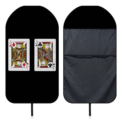 Four Jacks Playing Cards Print Waterproof Car Seat Cover