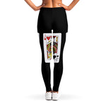 Four Jacks Playing Cards Print Women's Leggings