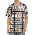 Four Kings Playing Cards Pattern Print Aloha Shirt