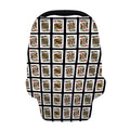 Four Kings Playing Cards Pattern Print Baby Seat Cover