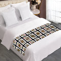 Four Kings Playing Cards Pattern Print Bed Runner