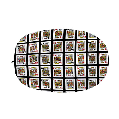 Four Kings Playing Cards Pattern Print Car Side Mirror Covers