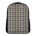 Four Kings Playing Cards Pattern Print Casual Backpack