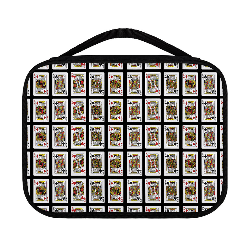 Four Kings Playing Cards Pattern Print Classic Bible Case