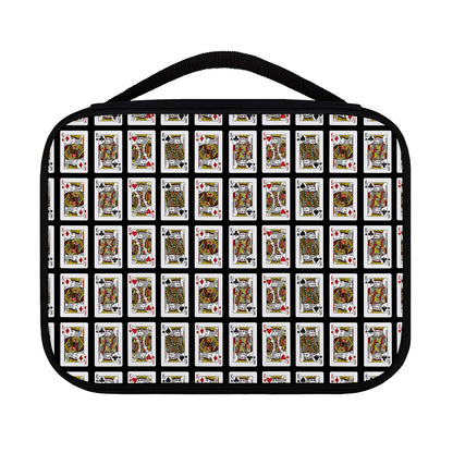 Four Kings Playing Cards Pattern Print Classic Bible Case