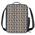 Four Kings Playing Cards Pattern Print Crossbody Lunch Bag