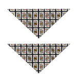 Four Kings Playing Cards Pattern Print Dog Bandana