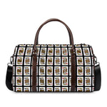 Four Kings Playing Cards Pattern Print Duffle Bag