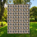 Four Kings Playing Cards Pattern Print Garden Flag