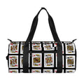 Four Kings Playing Cards Pattern Print Gym Bag