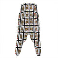Four Kings Playing Cards Pattern Print Hammer Pants