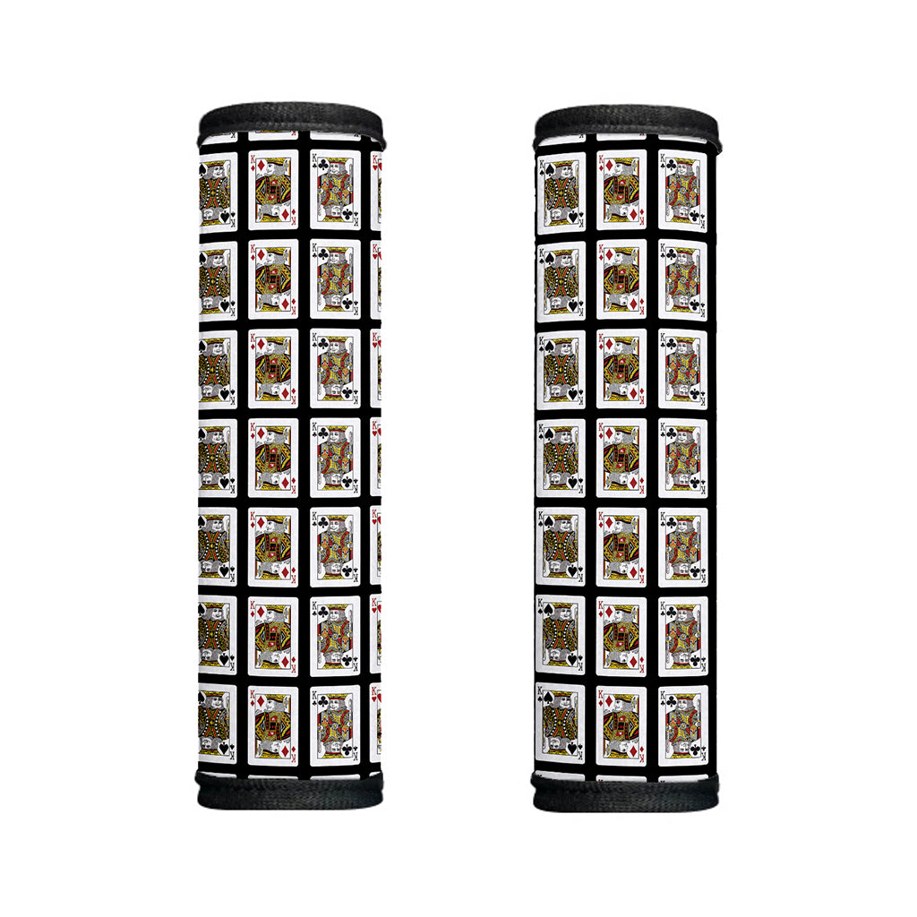 Four Kings Playing Cards Pattern Print Handle Covers