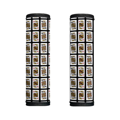 Four Kings Playing Cards Pattern Print Handle Covers