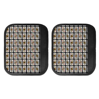 Four Kings Playing Cards Pattern Print Handle Covers