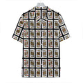Four Kings Playing Cards Pattern Print Hawaiian Shirt