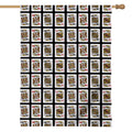 Four Kings Playing Cards Pattern Print House Flag