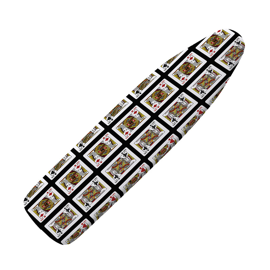 Four Kings Playing Cards Pattern Print Ironing Board Cover