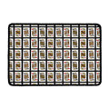 Four Kings Playing Cards Pattern Print Kitchen Mat