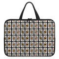 Four Kings Playing Cards Pattern Print Laptop Sleeve With Handle