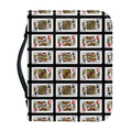 Four Kings Playing Cards Pattern Print Leather Bible Cover