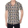 Four Kings Playing Cards Pattern Print Men's Shirt