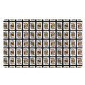Four Kings Playing Cards Pattern Print Polyester Doormat