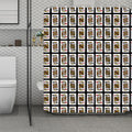 Four Kings Playing Cards Pattern Print Polyester Shower Curtain